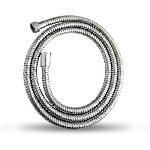 KALANKA-Flexible Douche 2m, Tuyau Douche avec Protection Anti-Torsion, Flexible de Douche en Acier Inoxydable, Universel G1/2"", pour Robinetterie de Salle de Bains, Remplacement Tuyau de Douche, Arge