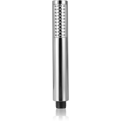 KALANKA-Pommeau de Douche Rectangulaire, Pommeau de Douche Filtrant Économie d'Eau, Design Chromé Massif, Acier Inoxydable, Installation Facile et Nettoyage Simplifié pour Salle de Bain