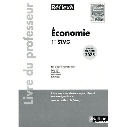 Economie 1re Stmg - Livre Du Professeur