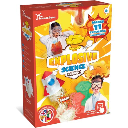 KALANKA-Expériences Explosives pour Les Enfants ¿ Activités Kaboom pour Les Enfants, Fabriquez Votre Propre Fusée à Eau, Bombe Pétillante, Jouets Éducatifs, Cadeaux pour Garçons & Filles 8 9 10+
