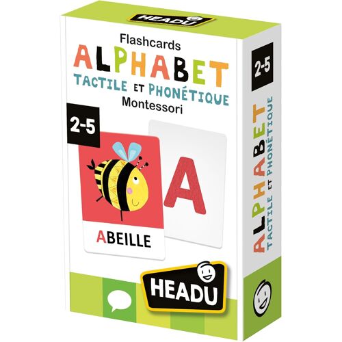 KALANKA-HEADU - Flashcards Alphabet Tactile Phonétique Montessori - Lis, Touche Et Écoute | Jeu 2 3 4 5 6 Ans pour Apprendre à Lire et à Écrire, Jeu Educatif Montessori, Cadeau Fille, Cadeau Garçon