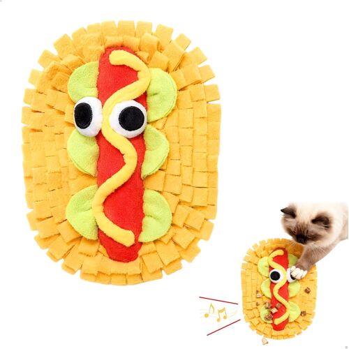 Kalanka-Tapis De Fouille Chien,Tapis De Fouille Chat Lavable En Polaire,Jeux Intelligence Chien Antidérapant Pour Animaux Petite Et Moyenne Taille,Entraînement Cognitif Enrichissant