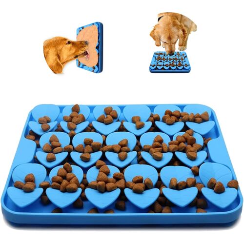 Kalanka-Tapis À Friandises À Lécher Pour Chien, Tapis À Renifler, Odeur D'entraînement, Encourage Les Compétences Naturelles De Recherche Pour Les Chiens Et Les Chats (Bleu)