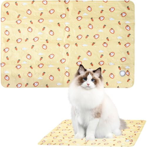 Kalanka-Tapis Rafraîchissant Pour Chats Et Chiens, Lavable, Gel Non Toxique, Refroidissement Physique, Fraîcheur Longue Durée, 60 X 90 Cm, Adapté Pour Rafraîchir Les Animaux De Compagnie En Été Chaud