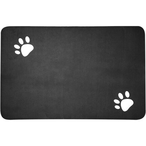 Kalanka-Tapis Chat Gamelle Absorbant,40 × 60 Cm Tapis Pour Gamelle Chien Antidérapant,Tapis Gamelle Chien De Diatomée,Séchage Rapide Tapis Absorbant Pour Gamelle Chat