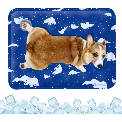 Kalanka-40 * 30cm Tapis Rafraîchissant Pour Chien Et Chat - Tapis Rafraîchissant Auto-Rafraîchissant Pour Chien Rempli D'eau - Utilisation