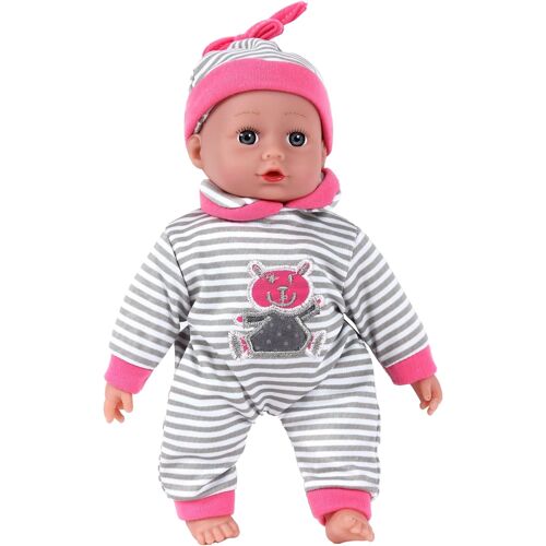 KALANKA-Poupon - Jouet pour Enfant - 071291 - Rose - Vinyle - Poupée - Bébé - Mannequin - 15 cm x 6 cm - À Partir de 18 Mois