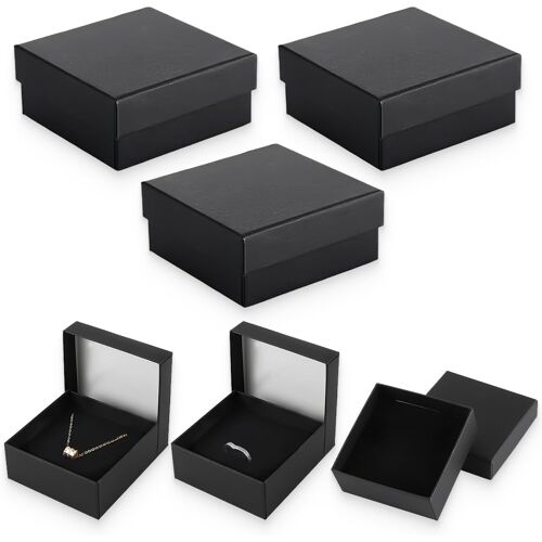 Kalanka-6 Pièces Boite Cadeau Vide,Boite Cadeau Bijoux,Simple Et Pratique, Discret Et Unique, Très Approprié Pour Le Stockage De Bijoux (8cm*8cm*2cm)