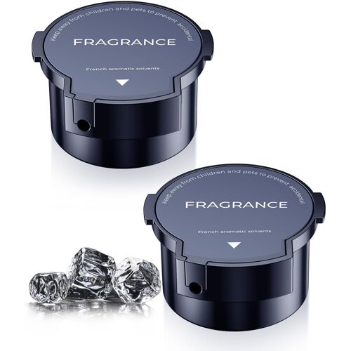 KALANKA-Compatible avec YWK-1 ¿ Recharge Désodorisant Voiture ¿ 2PCS Parfum Français (Cologne et Océann) ¿ Jusqu¿à 4-6 Mois ¿ Extraits de Plantes Naturelles ¿ Pour Diffuseur de Parfum Auto