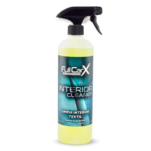 Kalanka-Fullcarx Interior Cleaner 750ml Nettoyant Tissu Voiture, Enlève Les Taches, Puissant Pour Sièges Revêtement Textile Cuir, Arôme Frais Neutralise Les Odeurs, Produit Nettoyage Detailing Profes