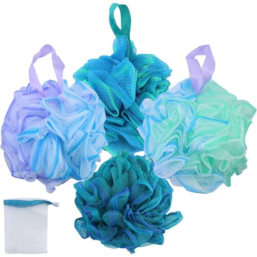 Kalanka-Loofah Lot De 4 Éponges De Bain Pour Le Corps Ou Le Massage 