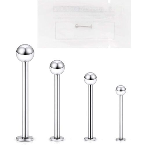 Kalanka-Stérile Piercing Labret, Oreille/Tragus/Stud/Helix Inlaid Bijoux De Piercing En Acier Chirurgical 16g(1,2 Mm) Pcs-001
