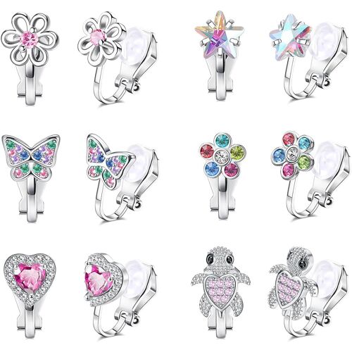 Kalanka-Boucles D'oreilles À Clip Hypoallergéniques Enfants