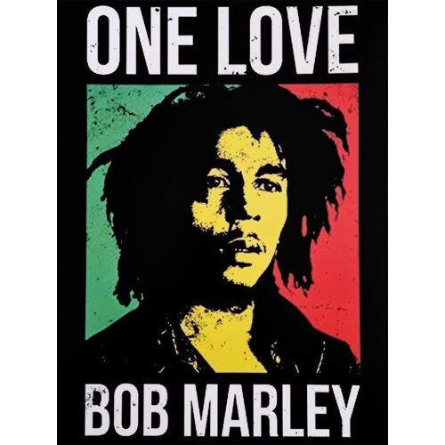 KALANKA-Poster mural décoratif série chanteurs célèbres Bob Marley One Impression artistique sur papier couché 40 x 30 cm sans cadre