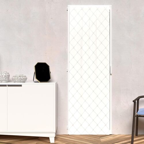 Kalanka-, Pauline Voilage Porte Fenêtre, Polyester, Blanc, 70x200 Cm