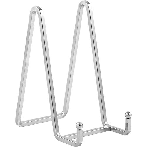 KALANKA-Chevalet Support Presentoir Porte Assiette - 6 Pouces Metal Support Assiette Decorative - Support Cadre Photo de Table - Présentoir de Fer pour Plaque | Livre Cuisine | Carte Postale | Art -