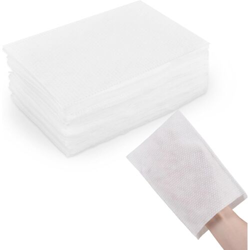 Kalanka-60x Gant De Toilette Jetable Épaiss Et Grandes (23 X 15 Cm), Gants De Toilette Jetables Résistantes Aux Déchirures Pour Adultes, Bébés, Gants Jetables Toilette Ultra Douces En Tissu Non Tissé