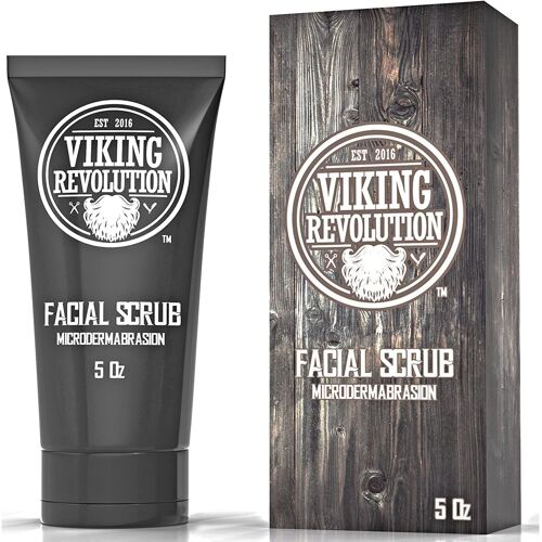 Kalanka-- Gommage Visage Microdermabrasion - Soin Visage Homme Exfoliant - Nettoie En Profondeur, Enlève Points Noirs, Acné, & Poils Incarnés - Soins Visage Avant Rasage - 150 Ml 