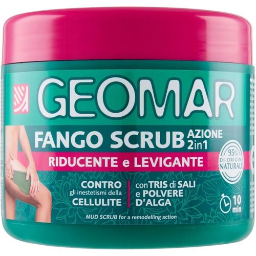 Kalanka-Geomar | Gommage Corps À L'argile 2 En 1, Réducteur Et Lissant Contre Les Imperfections De La Cellulite, 95% D'origine Naturelle Avec Tris De Sels, Made In Italy, 600 G 
