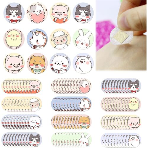 Kalanka-Lot De 120 Pansement Rond Petit-Rond De 2,3 Cm-Vaccination Et Ampoules-Pansements Pour Enfants-Point Adhésif-Pansement Cicatrisant Pour Boutons, Petites, Plaies 