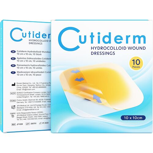 Kalanka-Lot De 10 Pansements Adhésifs Hydrocolloïdes 10 X 10 Cm 