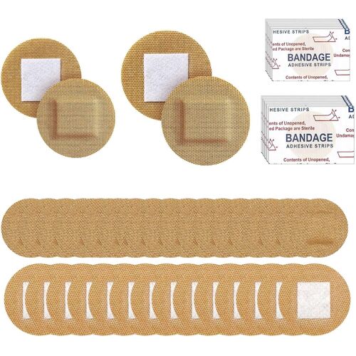 Kalanka-300 Pièces Pansement Rond,Doux Pour La Peau Petits Pansements Ronds,Respirant Pansements Ronds,Fortement Adhésif,22 Mm Et 25 Mm,Convient Pour Le Visage,Le Nez Et Les Mains 