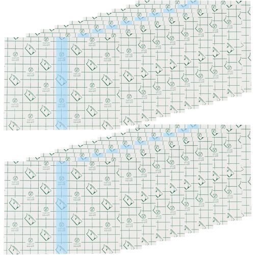 Kalanka-Bandage Transparent Imperméable, 20 Pièces Pansements Médicaux Transparent Imperméables - Film Adhésif Pour Protection De Plaies Et Tattoos, Résistant À L'eau, Taille 12 X 15 Cm 