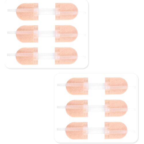 Kalanka-6 Pièces À Fermeture Éclair Bande Récupération Des Plaies, 70 × 12.6 Mm, Bandages Adhésifs, Strip Pansement, Pour Réparation De Fermeture Éclair Sans Coutures 