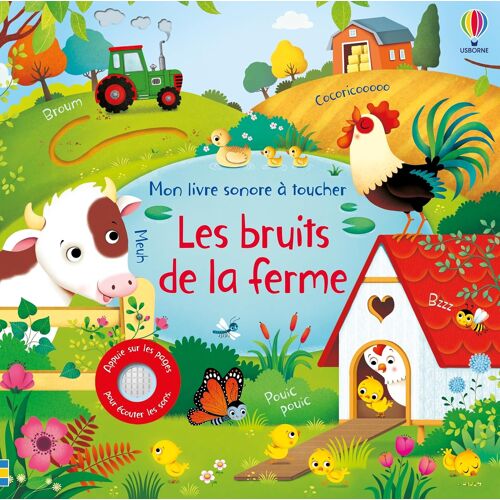 Kalanka-Les Bruits De La Ferme - Mon Livre Sonore À Toucher - Dès 1 An - Livre Sonore Bébé Avec 10 Sons D'animaux