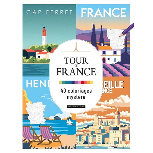 Kalanka-Tour De France - 40 Coloriages Mystère