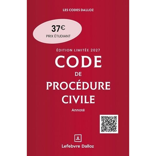 Code De Procédure Civile Annoté - Edition Limitée