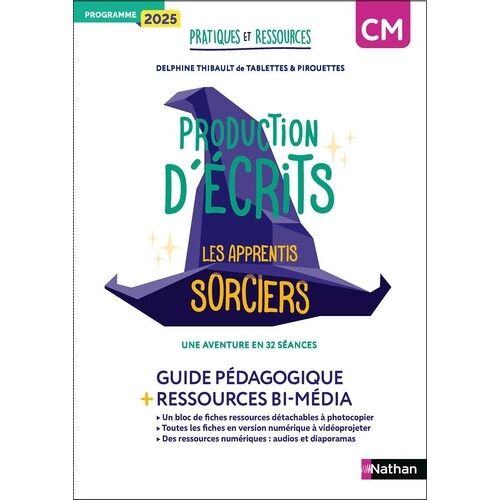 Production D'écrits Cm Les Apprentis Sorciers - Guide Pédagogique + Ressources Bi-Média