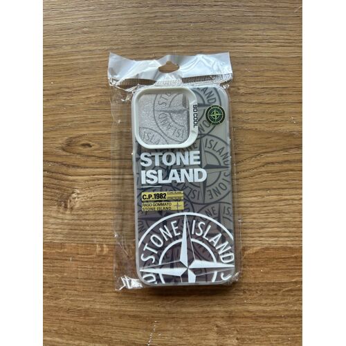 Coque stone island blanc pour iphone 15 pro