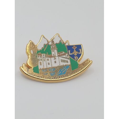 Pin's Gendarmerie Groupement Des Alpes Haute Provence Signé Arthus Bertrand