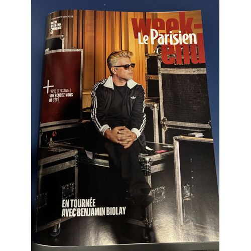 Revue Le Parisien Week-End Du 12 Juin 2026 « En Tournée Avec Benjamin Biolay » +« Expos Et Festivals, Vos Rendez-Vous D Été »