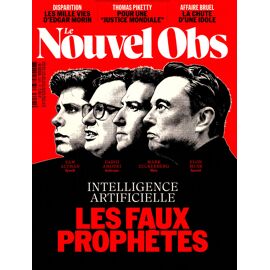 Le Nouvel Obs 3221 : Intelligence Artificielle, Le Faux Prophètes