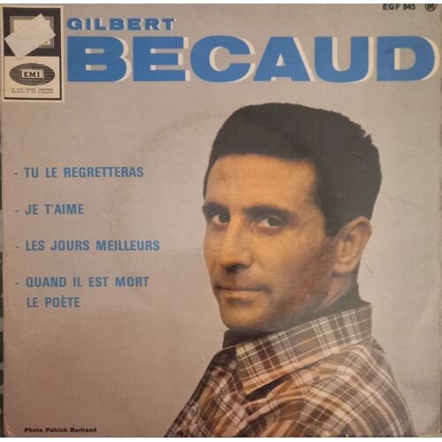 Gilbert Becaud / 12 X Disques Vynil 45 Tours /