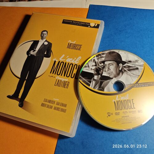L'Oeil Du Monocle Dvd  Georges Lautner   Elga Andersen Robert Dalban  Maurice Biraud