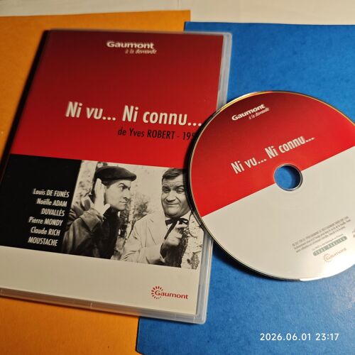 Ni Vu... Ni Connu… Dvd - Yves Robert.Louis De Funès. Noëlle Adam.Pierre Mondy