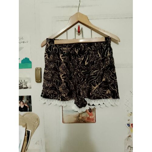 Short Multicolore Bas Dentelle Blanche 36 S Fengywan.