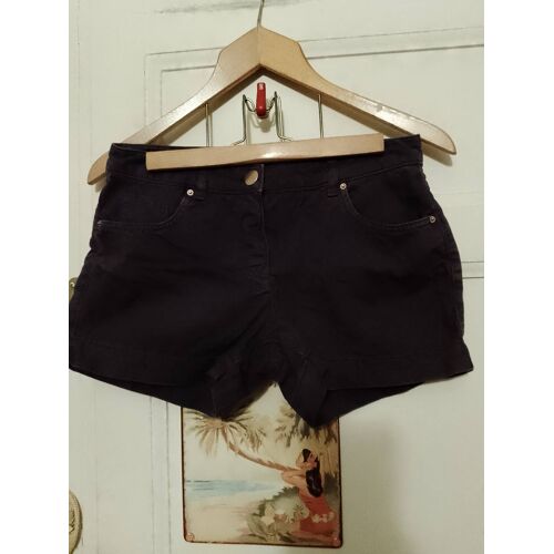 Short En Jean Violet Foncé 36 S Naf Naf.