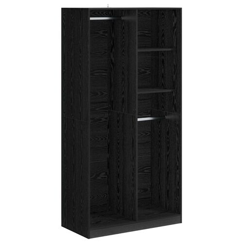 vidaXL Armoire Chêne noir 100 x 50 x 200 cm Bois d'ingénierie