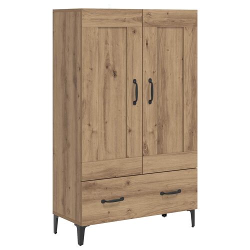 vidaXL Haut Armoire Chêne artisanal 70 x 31 x 115 cm Bois d'ingénierie