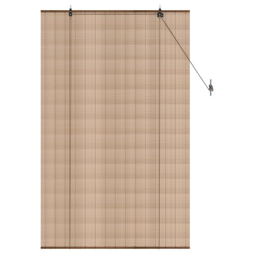 Vidaxl Store Enrouleur Marron 110 X 160 Cm Bambou