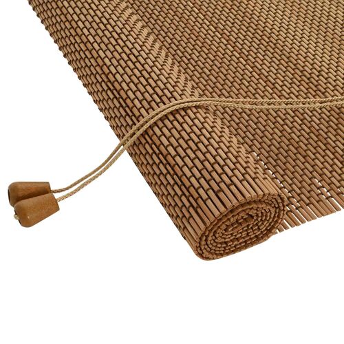 Vidaxl Store Enrouleur Marron 50 X 160 Cm Bambou