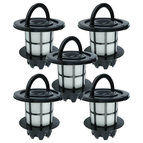 vhbw 5x Filtre compatible avec Bosch BGS5ALL4/04, BGS5ALL4/03, BGS5ALL5/03, BGS5ALL4/02 aspirateur sans-fil - Filtre anti-saleté