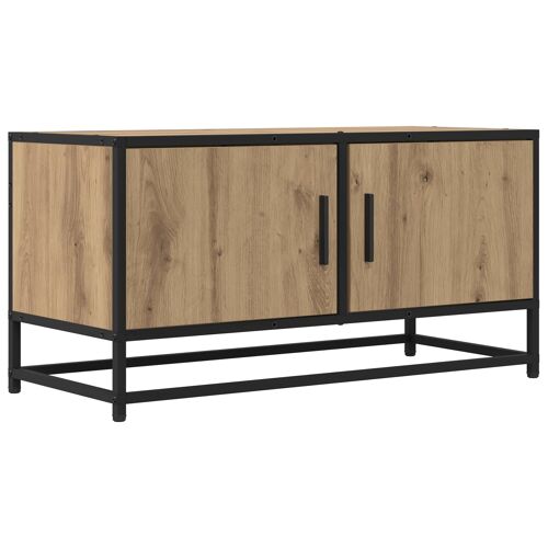 vidaXL Meuble TV 80 x 34,5 x 40 cm Chêne artisanal Bois d'ingénierie