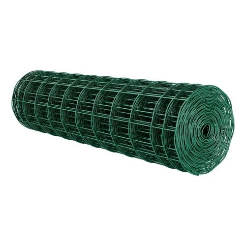 Grillage Métallique Vert-Duoku-Avec Maille De 10 X 10 Cm, Rouleau De Clôture Soudée 1 X 20 M En Fil De Fer Galvanisé
