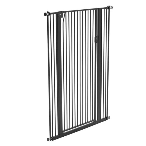 Barrière de Sécurité pour Animaux-Duoku-Largeur Ajustable, Installation par Pression ou Fixation Murale, pour Escaliers et Portes