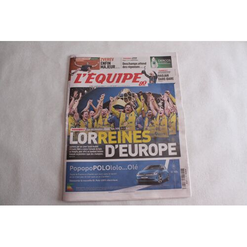 Journal L'Equipe Du 8 Juin 2026 - Victoire De Metz En Ligue Des Champions De Handball Féminin.
